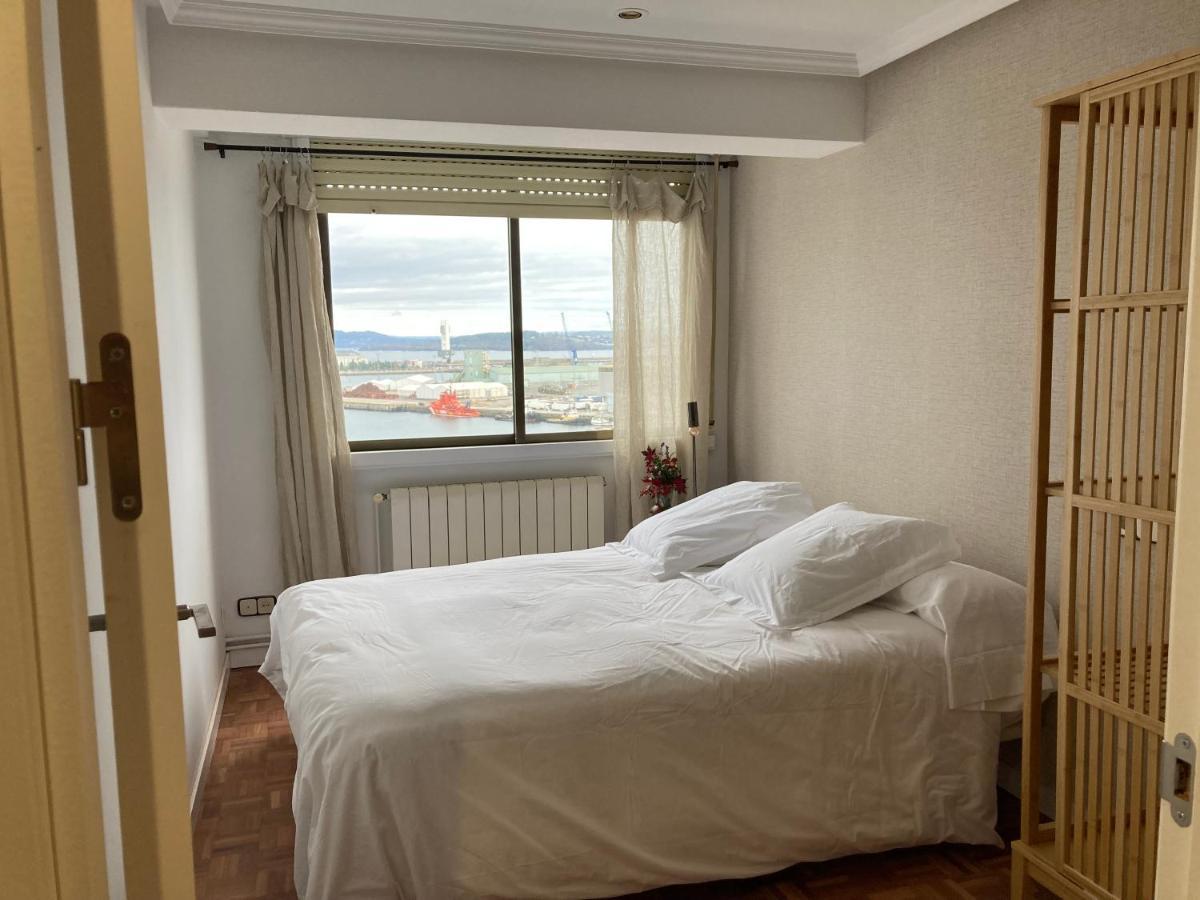 아 코루냐 Apartamento Centro Con Vistas Al Mar. 아파트 외부 사진